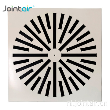 Air Conditioning Steel Square Swirl Diffuser Register